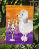 Hallween Silver Poodle Flag Garden Size CK3220GF