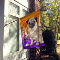 Hallween Pug Flag Canvas House Size CK3225CHF