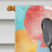 Happy Birthday French Bulldog Flag Canvas House Size CK3241CHF