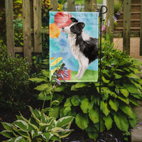 Happy Birthday Border Collie Flag Garden Size CK3242GF