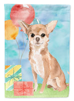 Happy Birthday Chihuahua Flag Garden Size CK3245GF