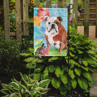 Happy Birthday English Bulldog Flag Garden Size CK3250GF