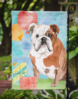 Happy Birthday English Bulldog Flag Garden Size CK3250GF