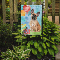 Happy Birthday Fawn French Bulldog Flag Garden Size CK3251GF