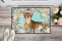 Abyssinian Spring Flowers Indoor or Outdoor Mat 24x36 CK3386JMAT