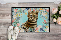 Bengal Spring Flowers Indoor or Outdoor Mat 18x27 CK3389MAT