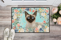 Siamese Spring Flowers Indoor or Outdoor Mat 24x36 CK3398JMAT