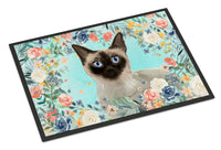 Siamese Spring Flowers Indoor or Outdoor Mat 24x36 CK3398JMAT