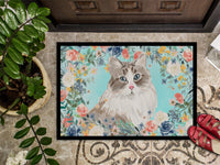 Siberian Spring Flowers Indoor or Outdoor Mat 18x27 CK3399MAT