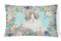 Siberian Spring Flowers Canvas Fabric Decorative Pillow CK3399PW1216