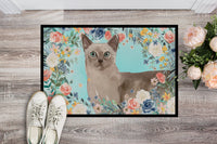 Tonkinese Spring Flowers Indoor or Outdoor Mat 18x27 CK3400MAT