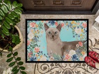 Tonkinese Spring Flowers Indoor or Outdoor Mat 18x27 CK3400MAT