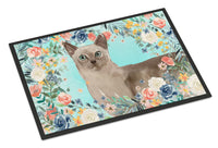 Tonkinese Spring Flowers Indoor or Outdoor Mat 18x27 CK3400MAT