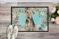 Airedale Terrier Indoor or Outdoor Mat 18x27 CK3405MAT