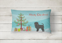 Affenpinscher Christmas Tree Canvas Fabric Decorative Pillow CK3440PW1216