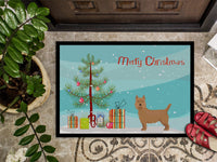 Airedale Terrier Christmas Tree Indoor or Outdoor Mat 18x27 CK3444MAT