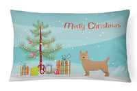 Airedale Terrier Christmas Tree Canvas Fabric Decorative Pillow CK3444PW1216