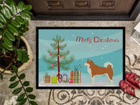 Akita Christmas Tree Indoor or Outdoor Mat 18x27 CK3512MAT