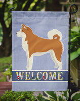 Akita Welcome Flag Garden Size CK3571GF