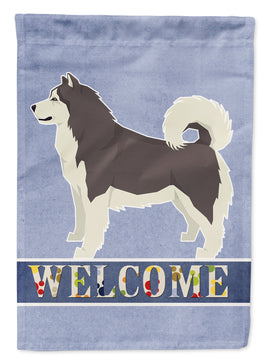 Alaskan Malamute Welcome Flag Canvas House Size CK3572CHF