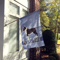 American Staffordshire Terrier Welcome Flag Canvas House Size CK3574CHF