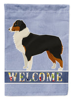 Australian Shepherd Welcome Flag Canvas House Size CK3575CHF