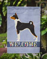 Basenji Welcome Flag Garden Size CK3576GF