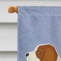 Beagle Welcome Flag Canvas House Size CK3578CHF