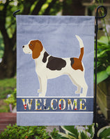 Beagle Welcome Flag Garden Size CK3578GF