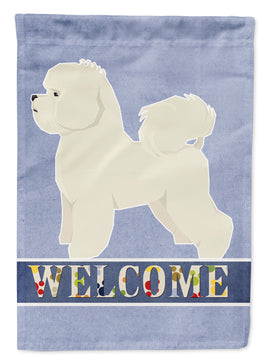 Bichon Frise Welcome Flag Canvas House Size CK3580CHF