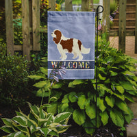 Cavalier Spaniel Welcome Flag Garden Size CK3588GF