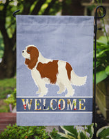 Cavalier Spaniel Welcome Flag Garden Size CK3588GF