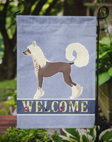 Chinese Crested Welcome Flag Garden Size CK3590GF