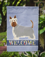 Australian Silky Terrier Welcome Flag Garden Size CK3635GF