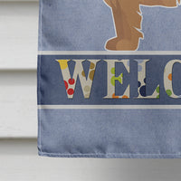 Airedale Terrier Welcome Flag Canvas House Size CK3636CHF