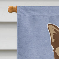 Chihuahua Welcome Flag Canvas House Size CK3688CHF