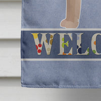 Akita Shepherd Welcome Flag Canvas House Size CK3705CHF