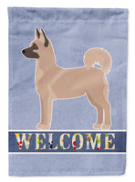 Akita Shepherd Welcome Flag Canvas House Size CK3705CHF