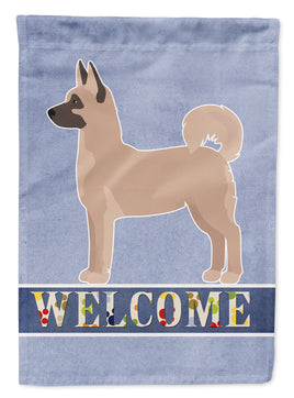 Akita Shepherd Welcome Flag Canvas House Size CK3705CHF