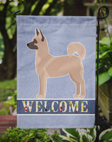 Akita Shepherd Welcome Flag Garden Size CK3705GF