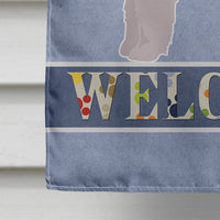 Aussiedoodle #1 Welcome Flag Canvas House Size CK3706CHF