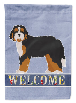 Bernedoodle Welcome Flag Garden Size CK3710GF