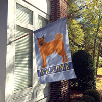 Chow Shepherd Welcome Flag Canvas House Size CK3725CHF