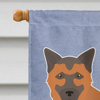 Chow Shepherd Welcome Flag Canvas House Size CK3725CHF