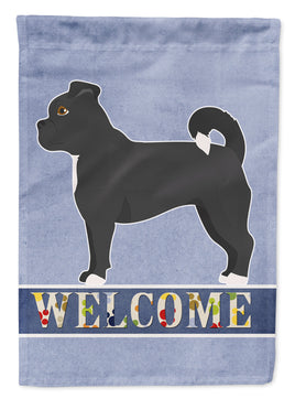 Black Chug Welcome Flag Canvas House Size CK3726CHF