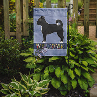 Black Chug Welcome Flag Garden Size CK3726GF