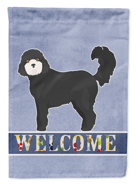 Black Cockapoo Welcome Flag Garden Size CK3729GF