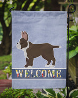 Black French Bulldog Pit Bull Mix Welcome Flag Garden Size CK3735GF