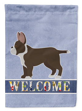 Black French Bulldog Pit Bull Mix Welcome Flag Garden Size CK3735GF