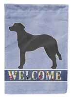 Black Goldador Welcome Flag Canvas House Size CK3743CHF